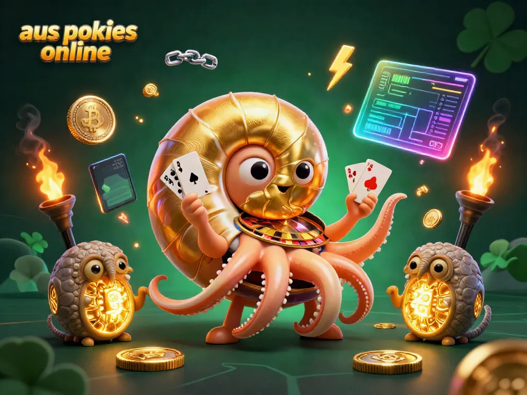 Engage with exciting aus pokies online featuring vibrant characters and casino elements.